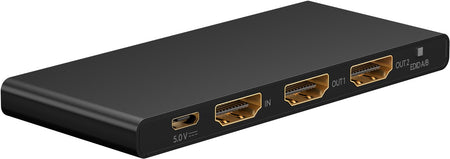 Splitter HDMI 4K 60Hz V2.0 1x HDM 1 la 2x HDMI activ Goobay 58481