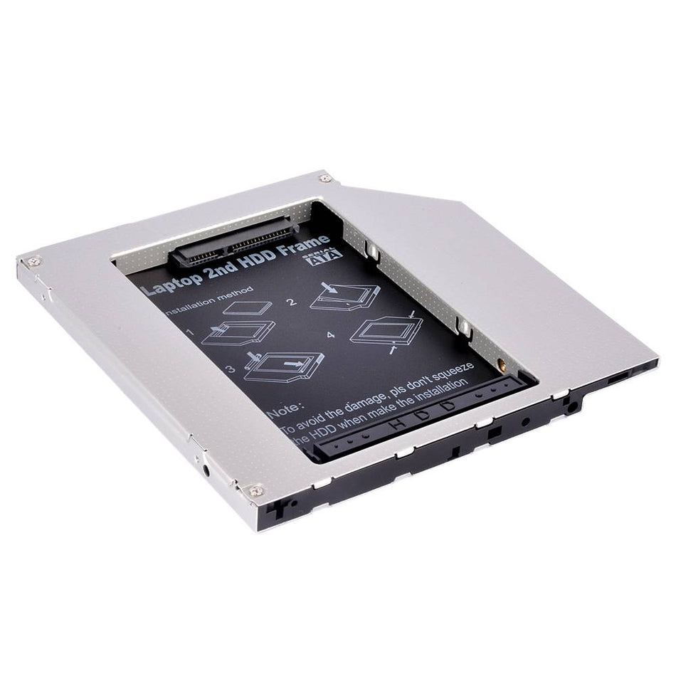 SSD HDD CADDY SATA2 9mm Cadru de montare pe unitatea hard disk de 2.5 inch