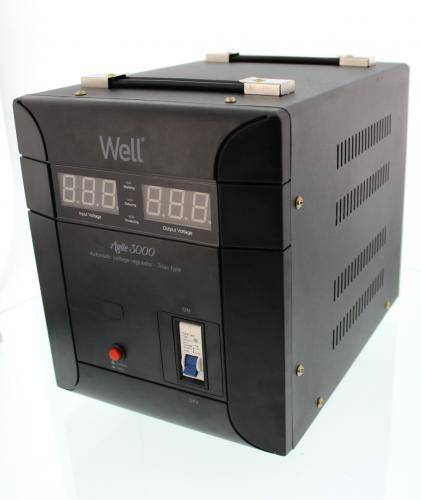 Stabilizator automat de tensiune Agile 3000VA/2100W Well