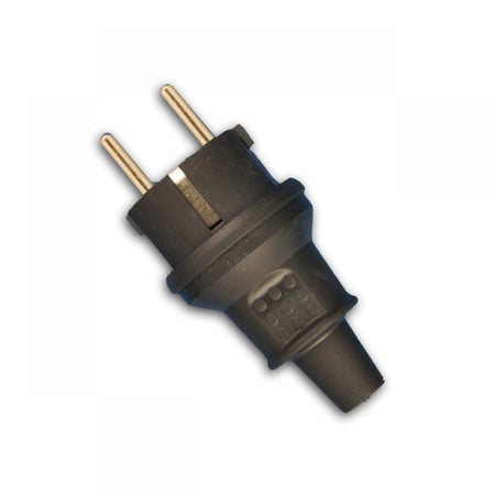 Stecher 16A 250V IP44 negru 2237 Kemot