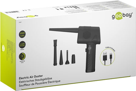 Suflanta de aer mobila 35000rpm pentru curatare fara contact a accesoriilor PC etc.Goobay 61667