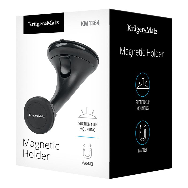 Suport auto cu ventuza magnetic pentru telefon Kruger&Matz KM1364