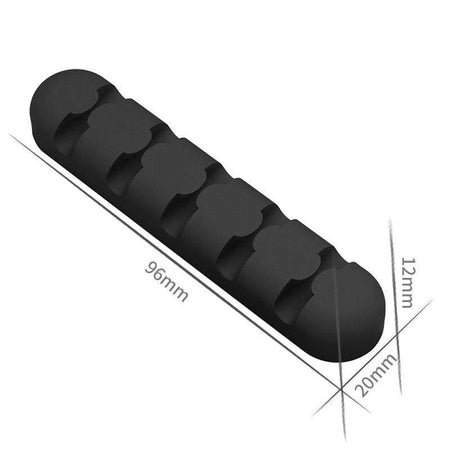 Suport cabluri 5 locasuri Orico CBS5 negru 96x20x12mm