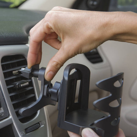 Suport doze bautura cu fixare in gratarul de ventilatie auto