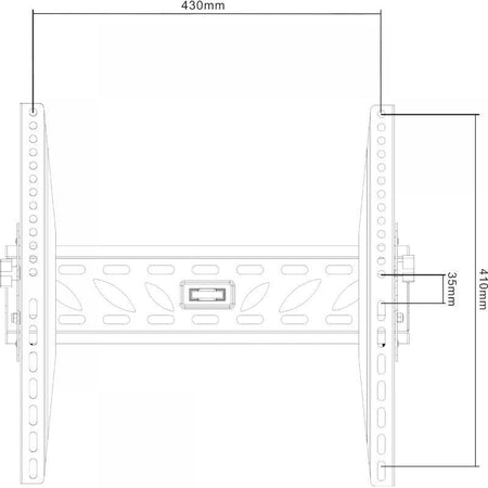 Suport LCD TV 32-55 inch negru BASIC Cabletech