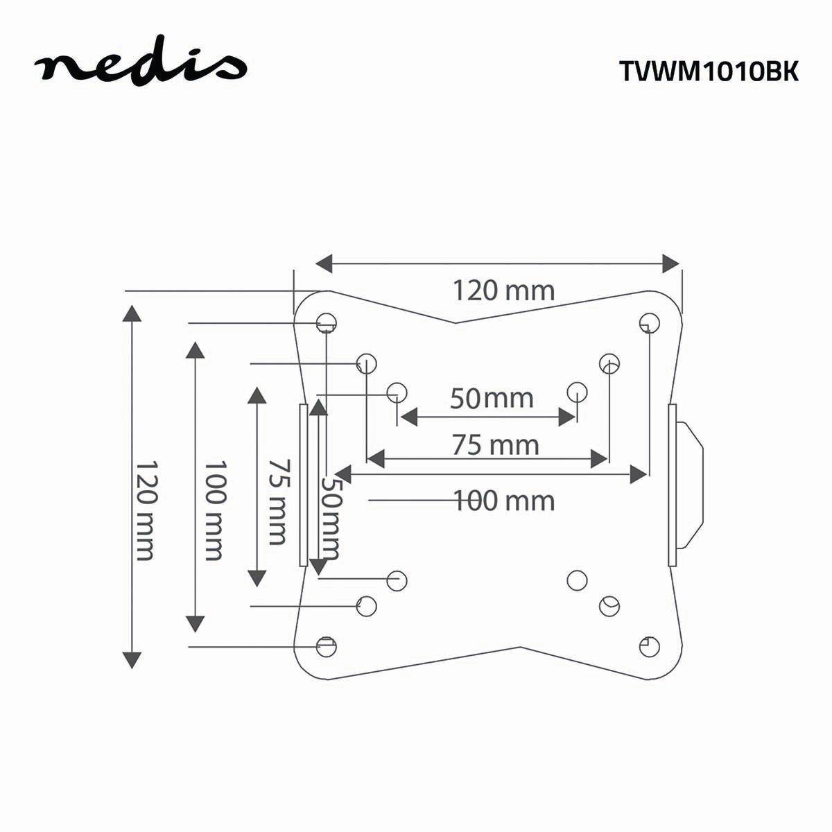 Suport TV de perete 13-27 inch 30kg Nedis