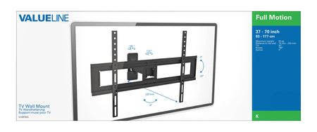 Suport TV de perete 37-70 " 35kg Valueline