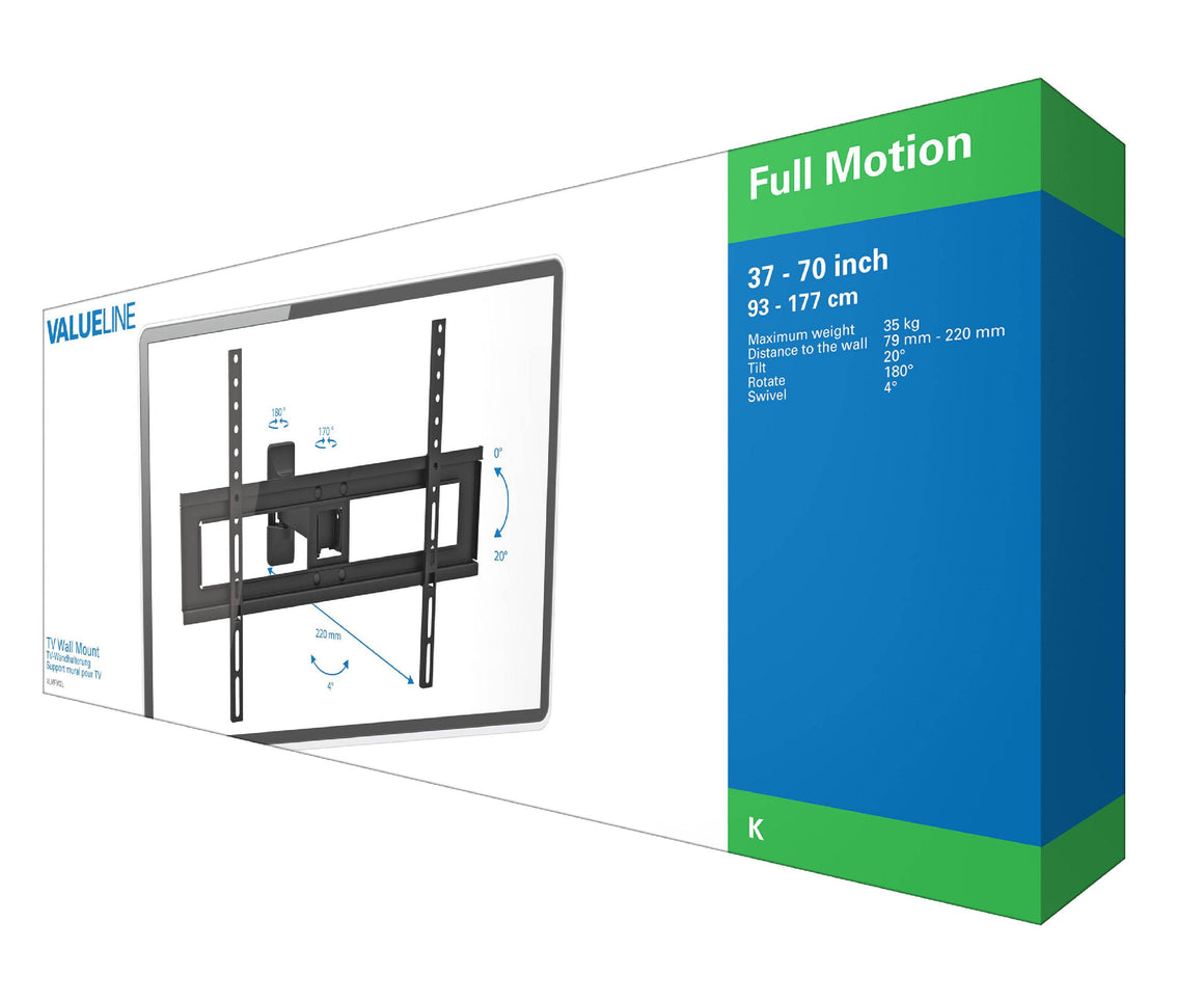 Suport TV de perete 37-70 " 35kg Valueline