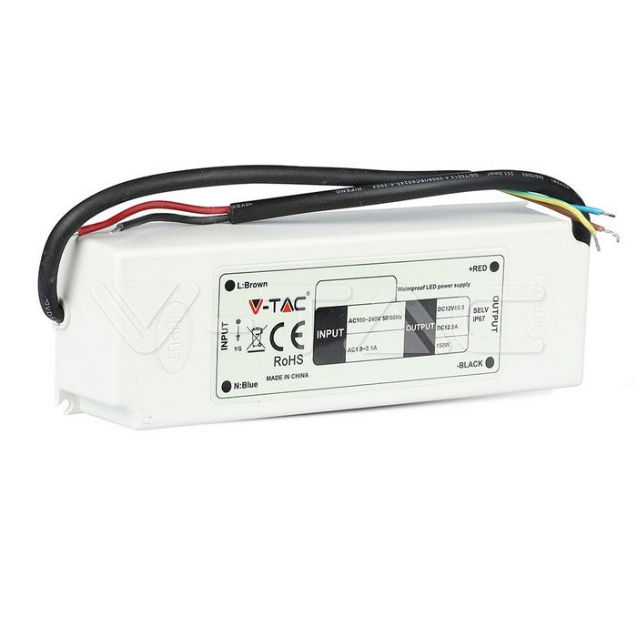 Sursa alimentare banda LED 12V 12.5A 150W IP67 V-TAC