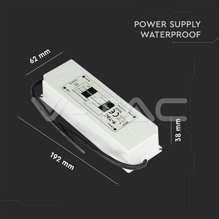 Sursa alimentare banda LED 12V 12.5A 150W IP67 V-TAC