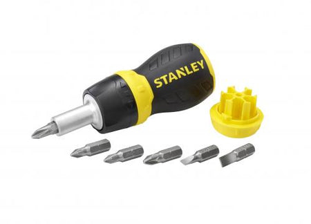 Surubelnita magnetica MultiBit cu clichet si 6 varfuri 0-66-358 Stanley