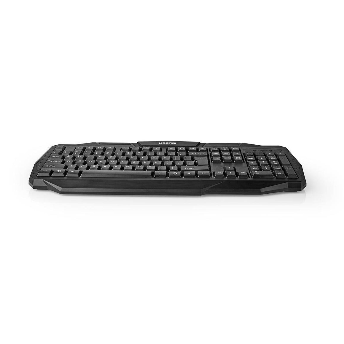 Tastatura Gaming cu fir USB 2.0 US International negru Nedis