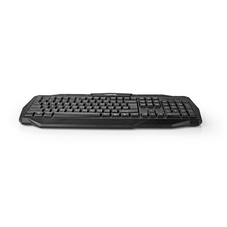 Tastatura Gaming cu fir USB 2.0 US International negru Nedis