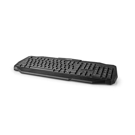 Tastatura Gaming cu fir USB 2.0 US International negru Nedis