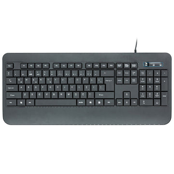 Tastatura silentioasa cu fir USB K110 PLATINET PMK110B