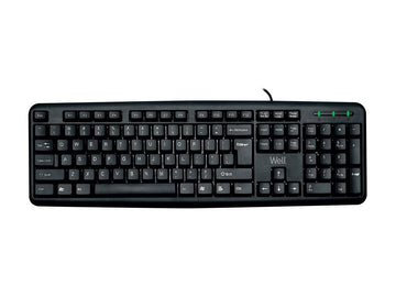 Tastatura USB Well KU002 negru