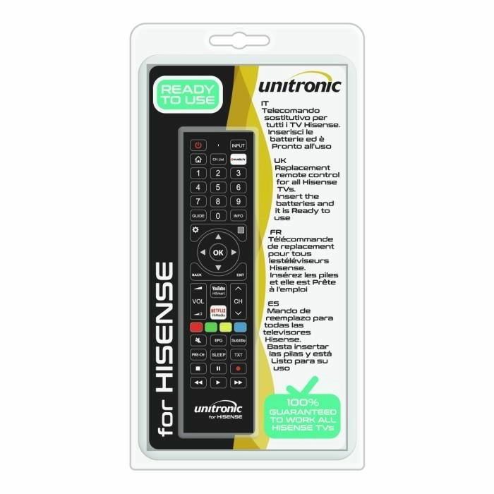 Telecomanda 1720 Unitronic universala compatibila TV LCD Hisense 1720WUNI20190903