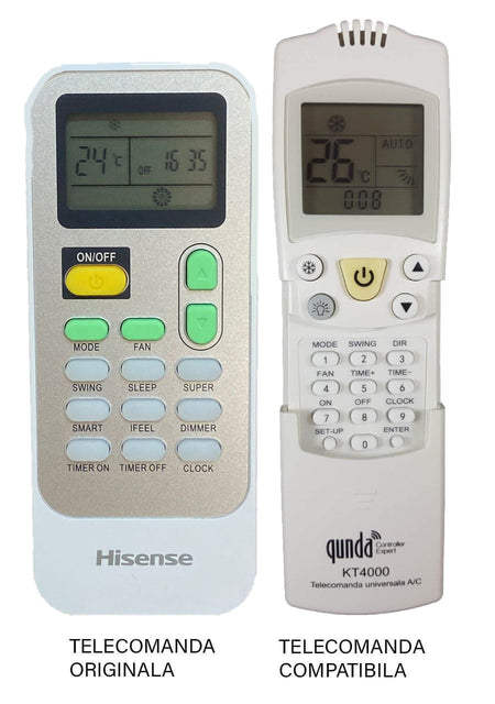 Telecomanda Aer Conditionat pentru Hisense DG11J1-91 (492)