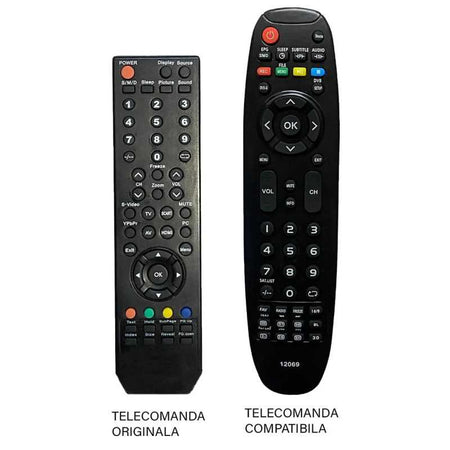Telecomanda compatibila TV Axen AX022LS-T2 cod ER 1496 /MFY 1486 (23-1)