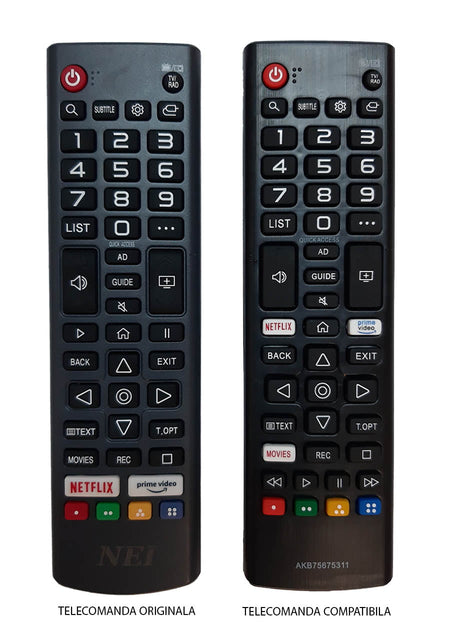 Telecomanda compatibila TV NEI/LG AKB75675311 NEI 55 NE 6900 IR1439 (356)