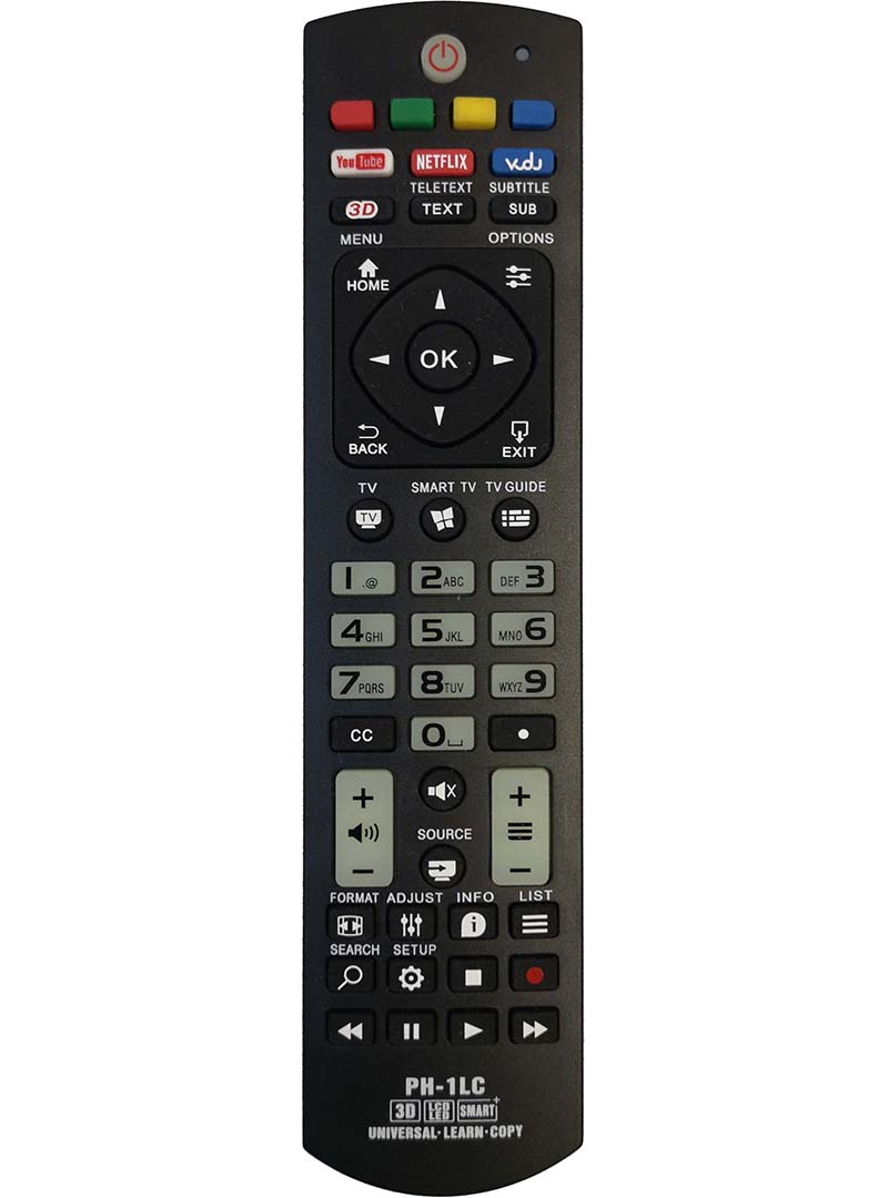 Telecomanda compatibila TV Phlips PH-1LC si cu functie de Learning/Copy IR 1411 (328)