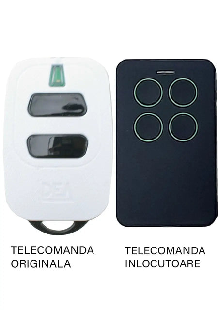 Telecomanda poarta garaj 2 butoane cod saritor frecventa 433.92MHz Dea GTi2 compatibila cu originalul (810/2)