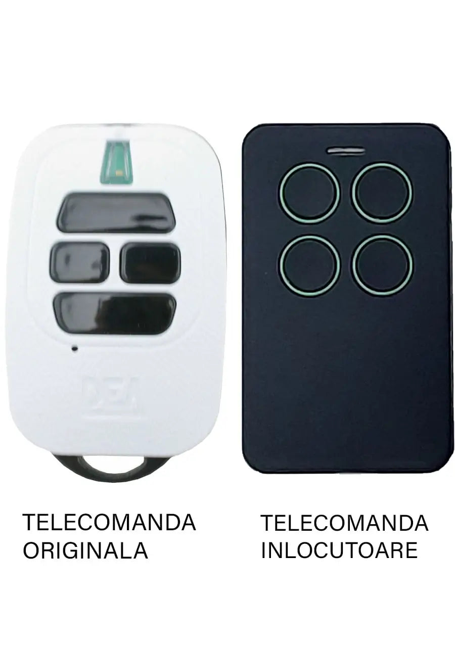 Telecomanda poarta garaj 4 butoane cod saritor frecventa 433.92MHz Dea GTi4 compatibila cu originalul (810/4)