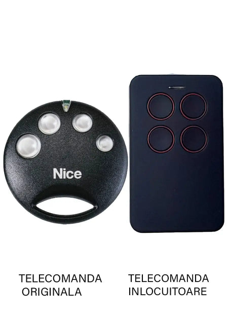 Telecomanda poarta garaj de 2 si 4 canale cod saritor 433.92MHz NICE SMILO SM4 compatibila cu originalul (842)