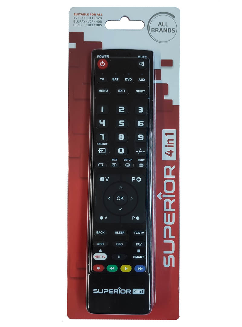 Telecomanda SUPERIOR programabila 4 in 1 (212)