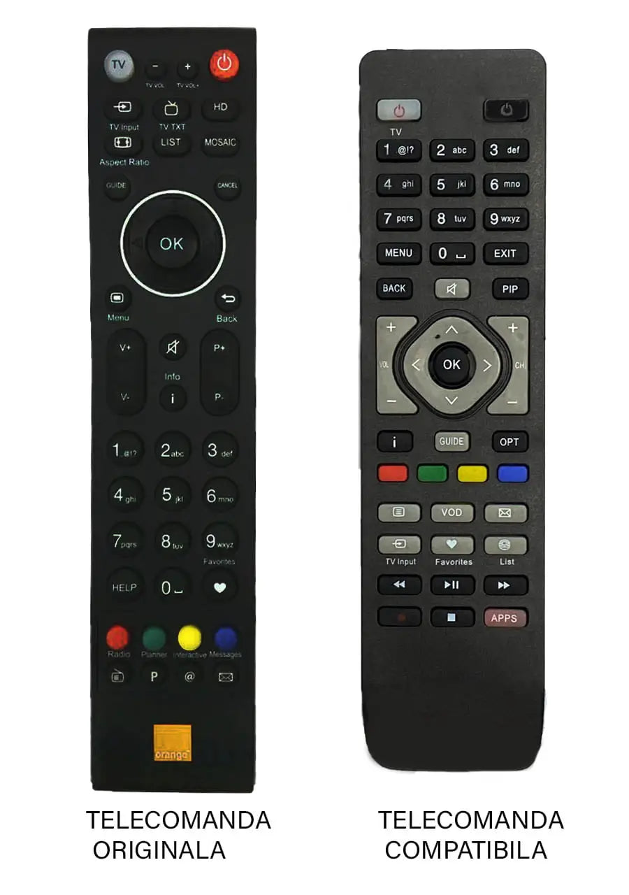 Telecomanda Telekom IPTV compatibila cu Orange (192-1)