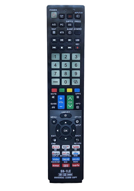 Telecomanda universala compatibila TV Sharp SH-1LC + functia de learning/copy IR 1429 (450)