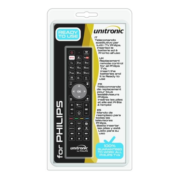 Telecomanda universala TV LCD Philips 1719WUNI20190902 Unitronic