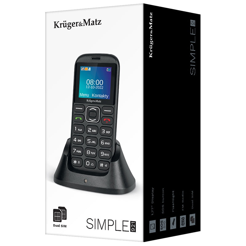 Telefon GSM Seniori Kruger&Matz KM0921