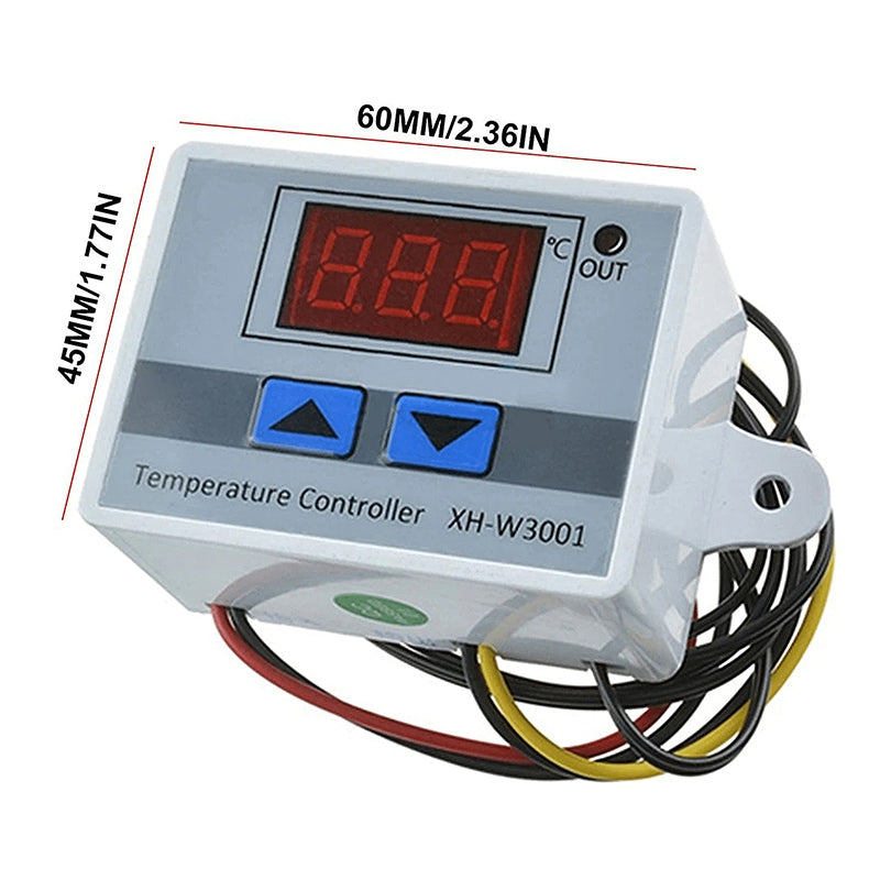 Termostat LCD temperatura XH-W3001 110-230V -50°C - +110°C