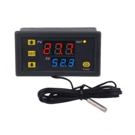 Termostat Microcomputer Temperature Controller 100-240V - Releu 10A/250V 20A/12V cu DISPLAY LCD 50-120 C