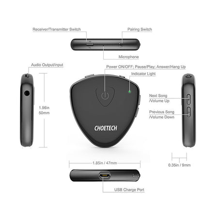 Transmitator si receptor Bluetooth Choetech BH-002