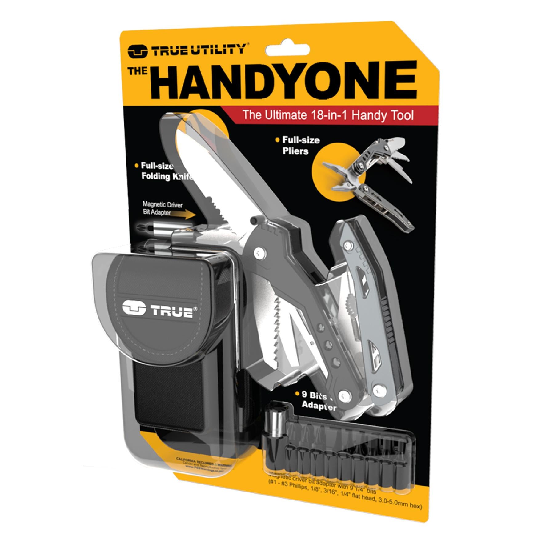 TRUE UTILITY HANDYONE TU181 18 in 1 din otel inoxidabil