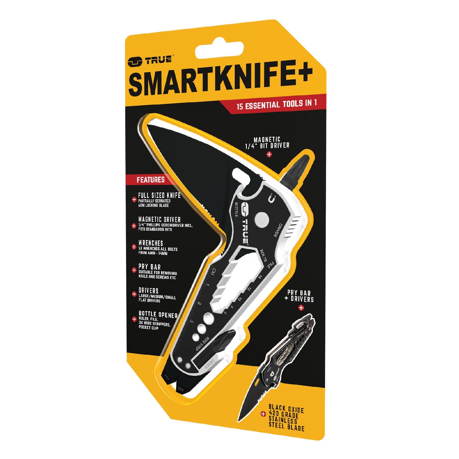 TRUE UTILITY SMARTKNIFE TU6869 cutit cu 15 instrumente