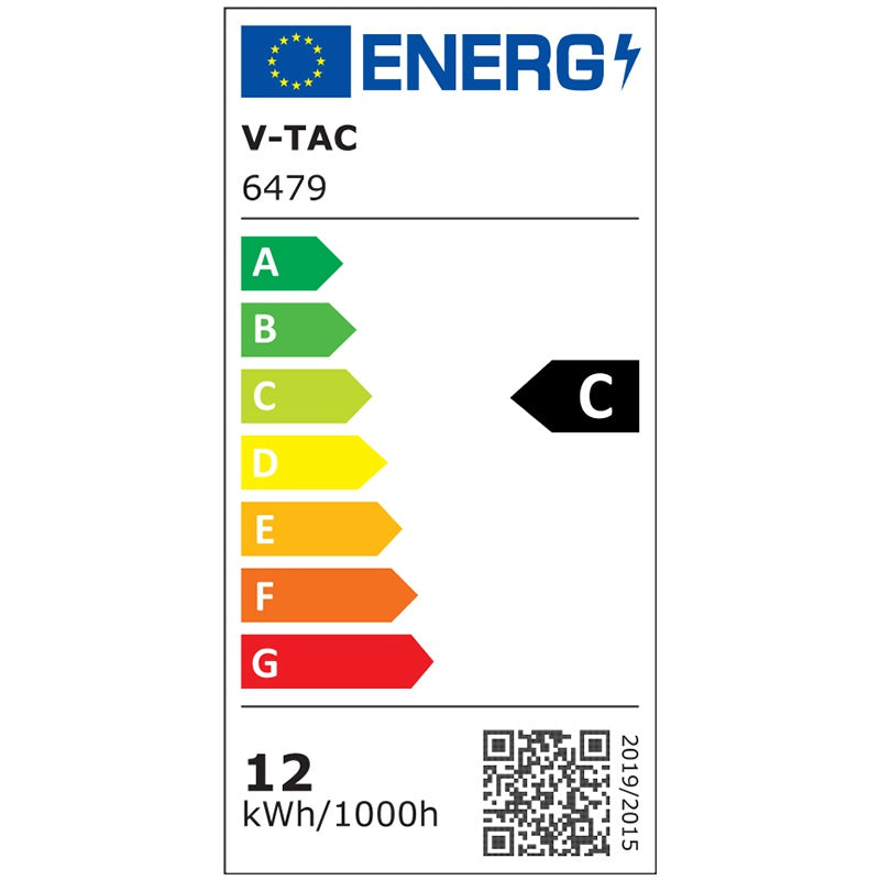 Tub LED T8 12W 120cm 6400K alb rece 1920lm V-Tac SKU-6479