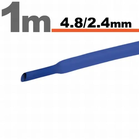 Tub termocontractant albastru 4.8 /2.4 mm 1m lungime
