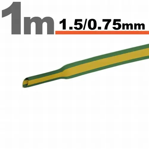 Tub termocontractant galben/verde 1 /0.5 mm 1m lungime