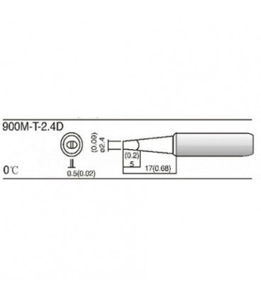 Varf de rezerva 900-2.4D piesa de schimb pentru statia BakOn BK701D SBK936D+