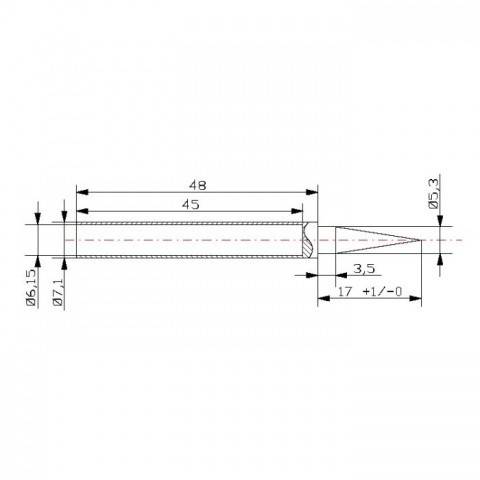 Varf letcon de lipit 28011 2buc 28941 Fahrenheit