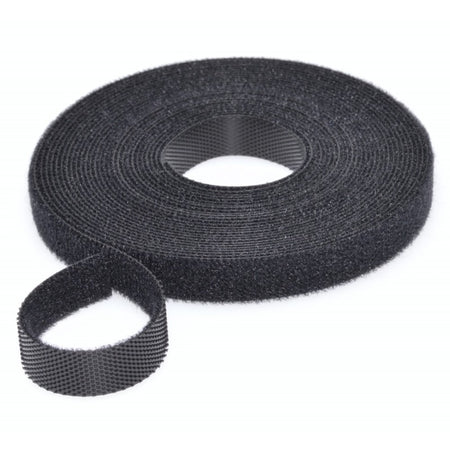 VELCRO banda textila cu arici 1cm x 5m negru