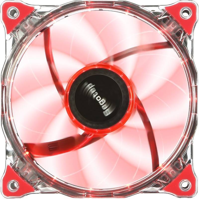 Ventilator 120mm Fan Red 120x120mm POLARWND-RD Segotep Polar Wind 12V