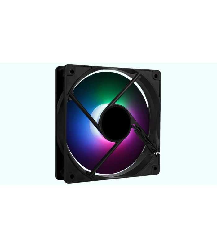 Ventilator Aerocool Frost12 120x120x25mm iluminare RGB 8 LED-uri rulmenti Sleeve Bearing 1000 RPM
