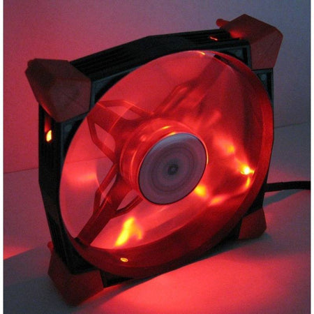 Ventilator Inter-tech cobanitrox xtended N-120-Red LED 120mm 12V