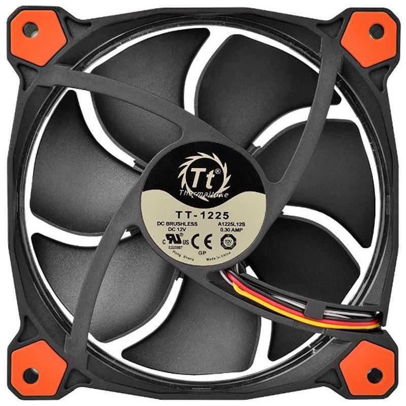 Ventilator Thermaltake Riing 12 High Static Pressure 120mm iluminare rosie