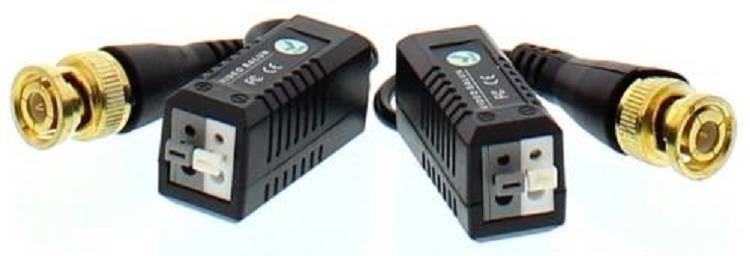 Video balun HD cu clip pentru cablu UTP/FTP Well