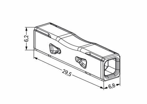 WAGO conector de imbinare in linie pentru conductori masivi monofilari 0.2-4mm2 2773-2401